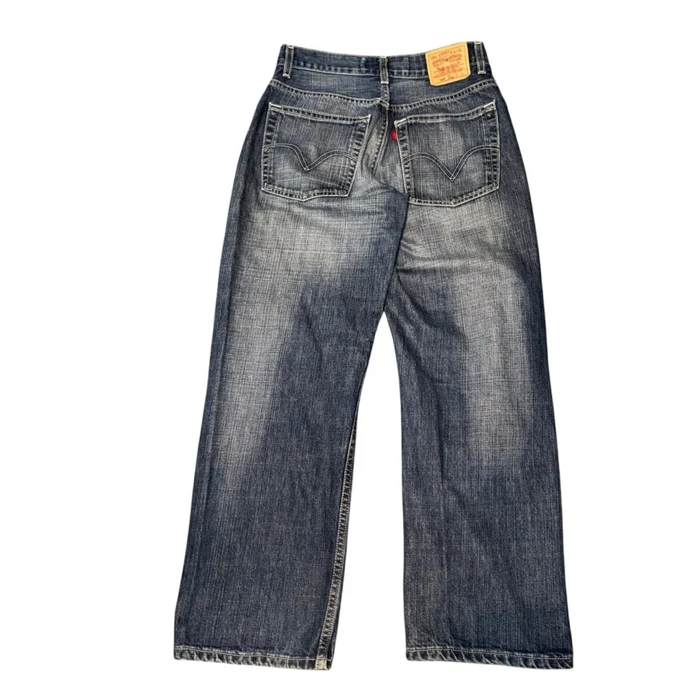 Levi’s 569 Boys 18 Reg 29x29 Loose Straight Medium Wash Jeans Denim Y2K BaggyFit